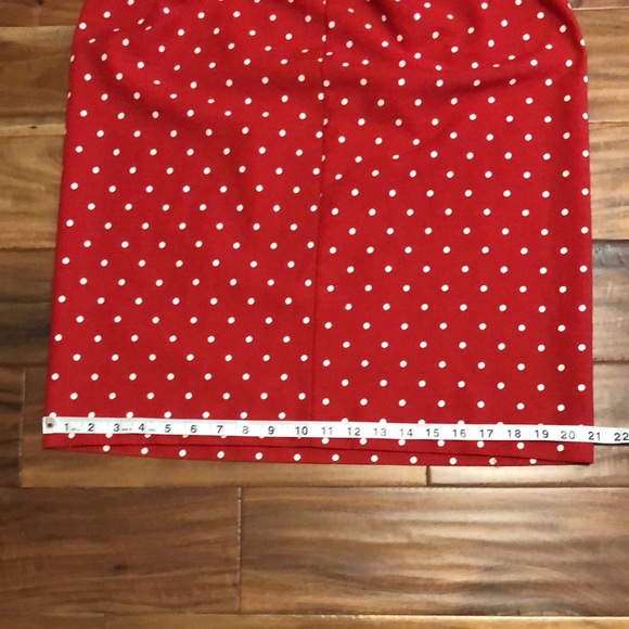 Last chance!! Vintage red and white polka dot dress by Toni Todd - Picture 11 of 12
